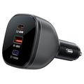 ACEFAST B14 165W USB + Dual Type-C Car Charger Adaptor de încărcare rapidă a telefonului pentru mașină