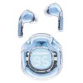 ACEFAST T8 / AT8 Crystal (2) Culoare Bluetooth Earbuds Căști fără fir ușoare și ușoare pentru muncă - albastru