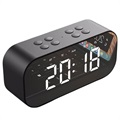 Boxă Bluetooth Cu Ceas LED Cu Alarmă AEC BT501 - Negru