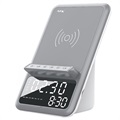 Ceas cu Radio / Boxă Bluetooth cu Încărcător Wireless AFK BT512 - Gri
