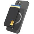 AhaStyle PT133-B Suport magnetic pentru card telefonic din silicon - negru