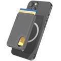 AhaStyle PT133-B Suport magnetic pentru card telefonic din silicon - Gri