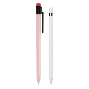 AHASTYLE PT80-1-K pentru Apple Pencil a doua generație Stylus Pen Pen Silicon Cover Anti-drop manșon de protecție - roz