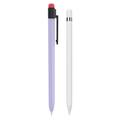 AHASTYLE PT80-1-K pentru Apple Pencil a doua generație Stylus Pen Pen Silicon Cover Anti-drop manșon de protecție - Violet