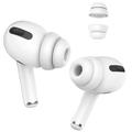 AHASTYLE PT99-2 1 pereche de vârfuri de ureche pentru Apple AirPods Pro 2 / AirPods Pro Bluetooth Earpods Pro Bluetooth Earphone Capac de silicon, Dimensiunea S - alb