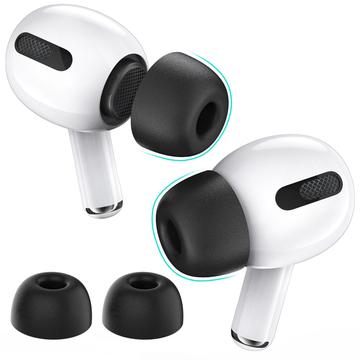 AHASTYLE WG28 1 pereche de capace de căști pentru Apple AirPods Pro / Pro 2 Memory Foam Memory Foam Replacement Earbuds Tips, dimensiune: L