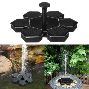 AS20A Mini Solar Powered Fântână cu energie solară Pompă de apă de grădină de apă caracteristică Floating Fish Tanks Decoration