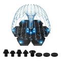 Pompă solară plutitoare pentru fântână AS22D3 cu 12 LED-uri - Negru