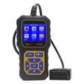 Scanner OBD2 AT500 - Instrument de diagnosticare auto cu ecran TFT de 2.4" - Negru / Galben