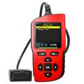 Scaner de diagnosticare auto AT700 OBD2 cu ecran TFT de 2.4" - Roșu