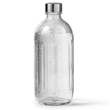 Sticlă de Apă Aarke Glass Bottle Pro - 800ml - Transparent / Oțel