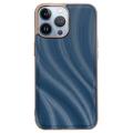 Husă TPU Acoperit iPhone 14 Pro Max - Abstract - Albastru