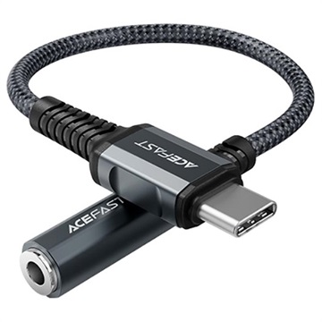 Adaptor Audio USB-C / AUX 3.5mm Acefast C1-07 - Gri Închis