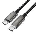 Acefast C23-03 Smart Power-Off Cablu de încărcare USB-C - 60W/3A, 1.2m - Negru