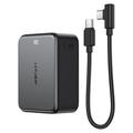 Acefast M29-10000 Power Bank cu cablu USB-C - 10000mAh, 22.5W - Negru
