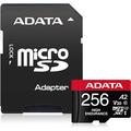 Card de memorie Adata High Endurance microSDXC cu adaptor AUSDX256GUI3V30SHA2-RA1 - 256GB