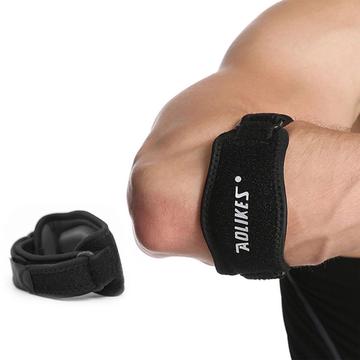 Suport reglabil pentru cot pentru sport - negru