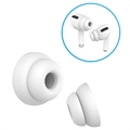 Dopuri Urechi Silicon AirPods Pro - Ahastyle PT99-2 - S, M, L - Alb