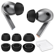 Samsung Galaxy Buds3 Pro/Buds4 Pro Ahastyle WG173 Mușchi de silicon pentru urechi - Negru