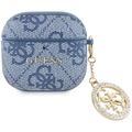 Carcasă AirPods 4 Guess 4G Strass Charm - Albastru