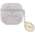 Carcasă AirPods 4 Guess 4G Strass Charm - Roz