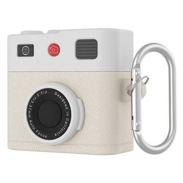 Carcasă din silicon lichid cu design retro pentru cameră AirPods 4