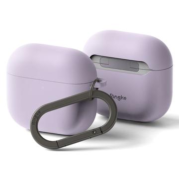 Carcasă din silicon AirPods 4 Ringke - Protecție anti-șocuri - Violet deschis