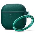 Carcasă hibridă AirPods 4 Spigen Urban Fit - Verde miez de noapte