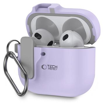 Carcasă AirPods 4 Tech-Protect Slim Hook - Lavanda
