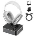 Suport de încărcare wireless pentru AirPods Max cu mod de repaus inteligent - Negru