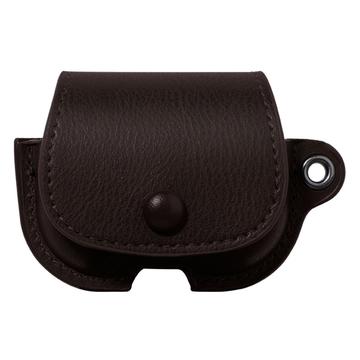 Husă stil rucsac AirPods Pro 3 cu cataramă pentru breloc - maro închis