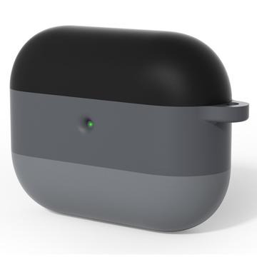 AirPods Pro 3 Gradient Carcasă din silicon rezistentă la șocuri cu carabină - negru