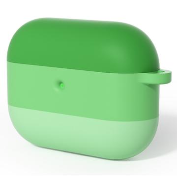 AirPods Pro 3 Gradient Carcasă din silicon rezistentă la șocuri cu carabină - verde