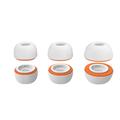 AirPods Pro/Pro 2 AhaStyle WG181 vârfuri de înlocuire pentru urechi - 3 perechi - alb / portocaliu
