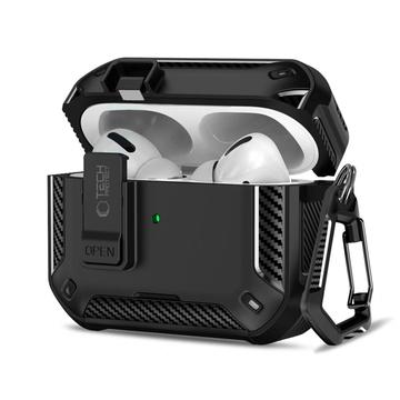 Carcasă Airpods Pro 3 Tech-Protect Carbonox - Negru