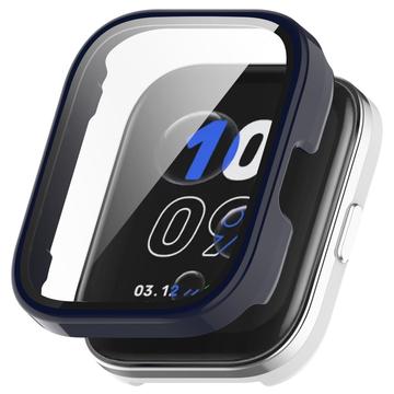 Husă Plastic cu Protector Ecran - 9H - Amazfit Bip 5 Unity - Albastru Închis