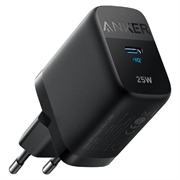 Încărcător de perete Anker 312 Ace 25W USB-C - PowerIQ 3.0, Power Delivery - Negru