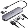 Hub USB-C 7-în-1 Anker A83D2HA1 - Gri