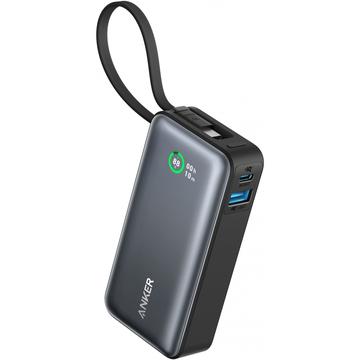 Anker Nano 545 10000mAh Power Bank cu cablu USB-C - 30W