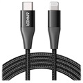 Cablu USB-C / Lightning Anker PowerLine+ II - 0.9m