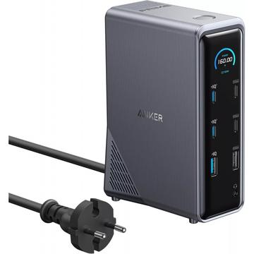Anker Prime 737 14-in-1 USB-C Stație Andocare - Negru