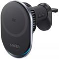 Încărcător wireless Anker Prime Qi2 MagGo 25W MagSafe / Suport pentru mașină - Negru