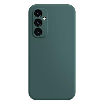Husă TPU Mată Antiamprentă Samsung Galaxy A14/A14 5G - Verde Închis