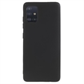 Husă TPU Mată Antiamprentă Samsung Galaxy A51 - Negru