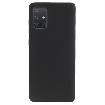 Husă TPU Mată Antiamprentă Samsung Galaxy A71 - Negru