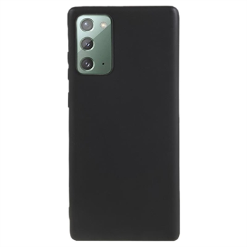 Husă TPU Mată Antiamprentă Samsung Galaxy Note20 - Negru