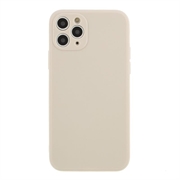 Husă TPU Mată Antiamprentă iPhone 11 Pro - Bej