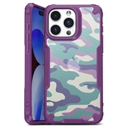 Husă Hibrid iPhone 15 Pro Max - Anti-Shock - Camuflaj