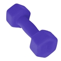 Ganteră Neopren Antialunecare Fitness Unisex - 4kg - Violet