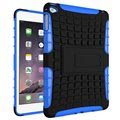 Husă hibridă anti-alunecare pentru iPad Mini 4 - neagră / albastră